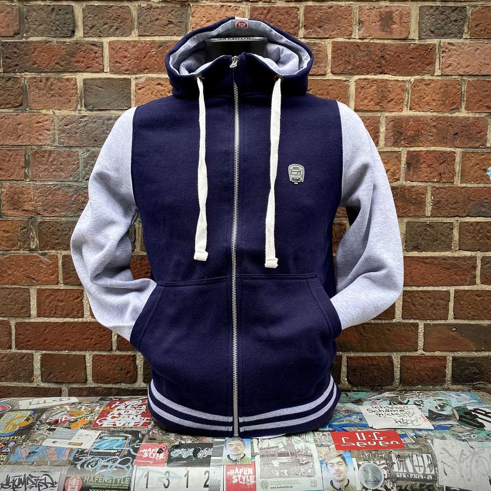 Hafenstyle HS Subway ZipHoodie (navy / grey)