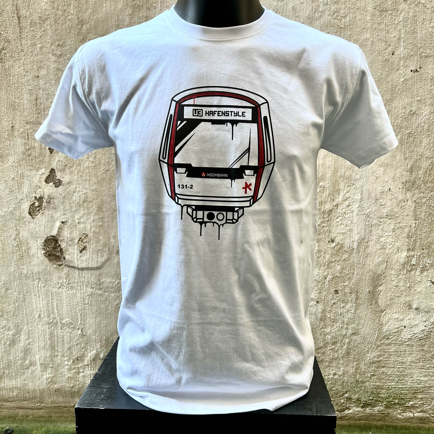 delikatesse kontrol Skære af Hafenstyle - Subway Front 131-2 T-Shirt (white)